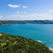 Blue waters of Canyon Lake