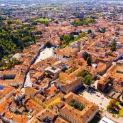 Aerial View Of Gorizia, Italy