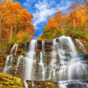 Amicalola Falls in autumn