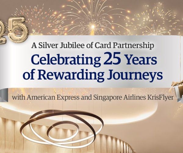 American Express and Singapore Airlines offer limited edition rewards for 25 years of partnership